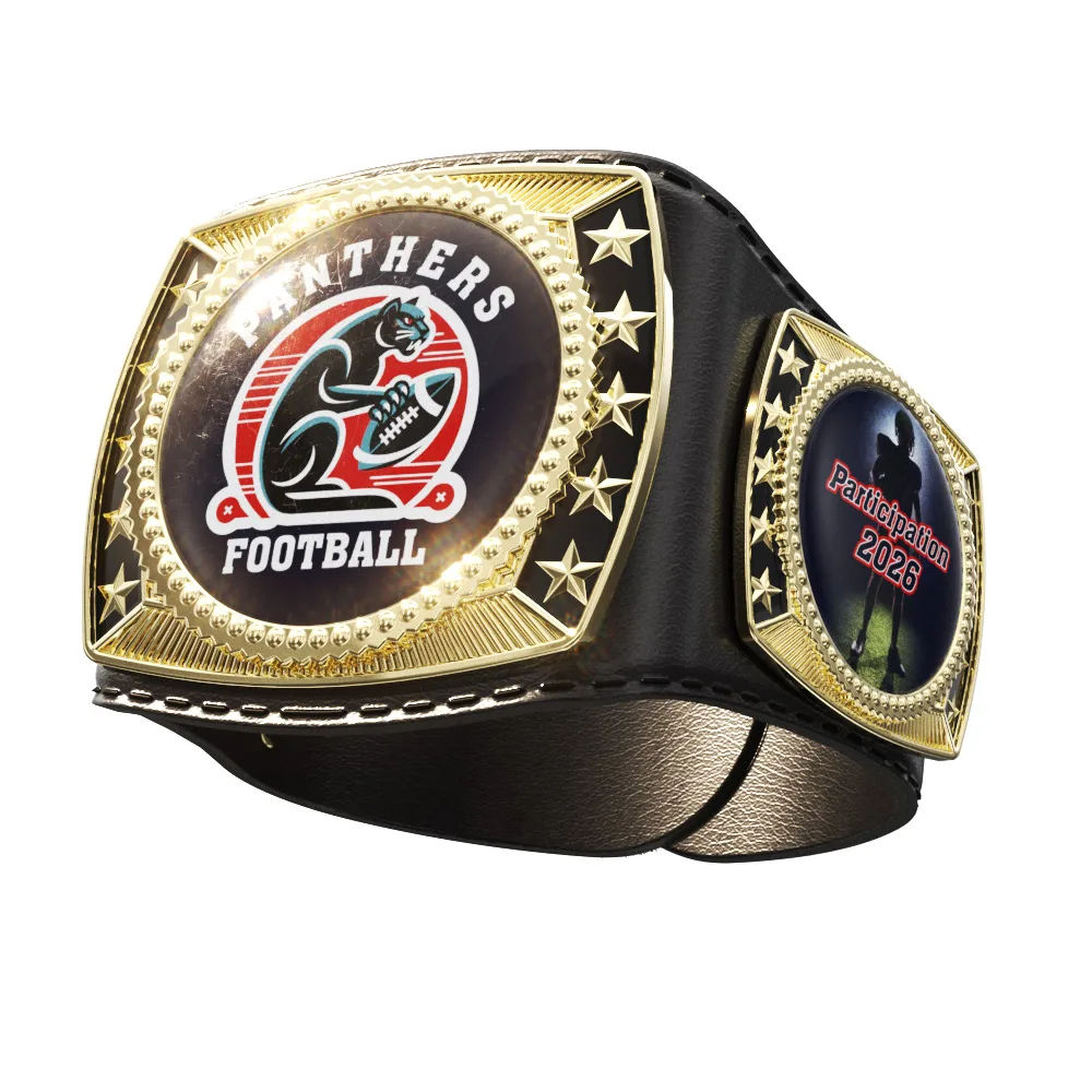 Vibraprint® Lil' Legacy Championship Belt in Black view 4