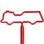 Fire Truck Inkbend Standard, Bent Pen