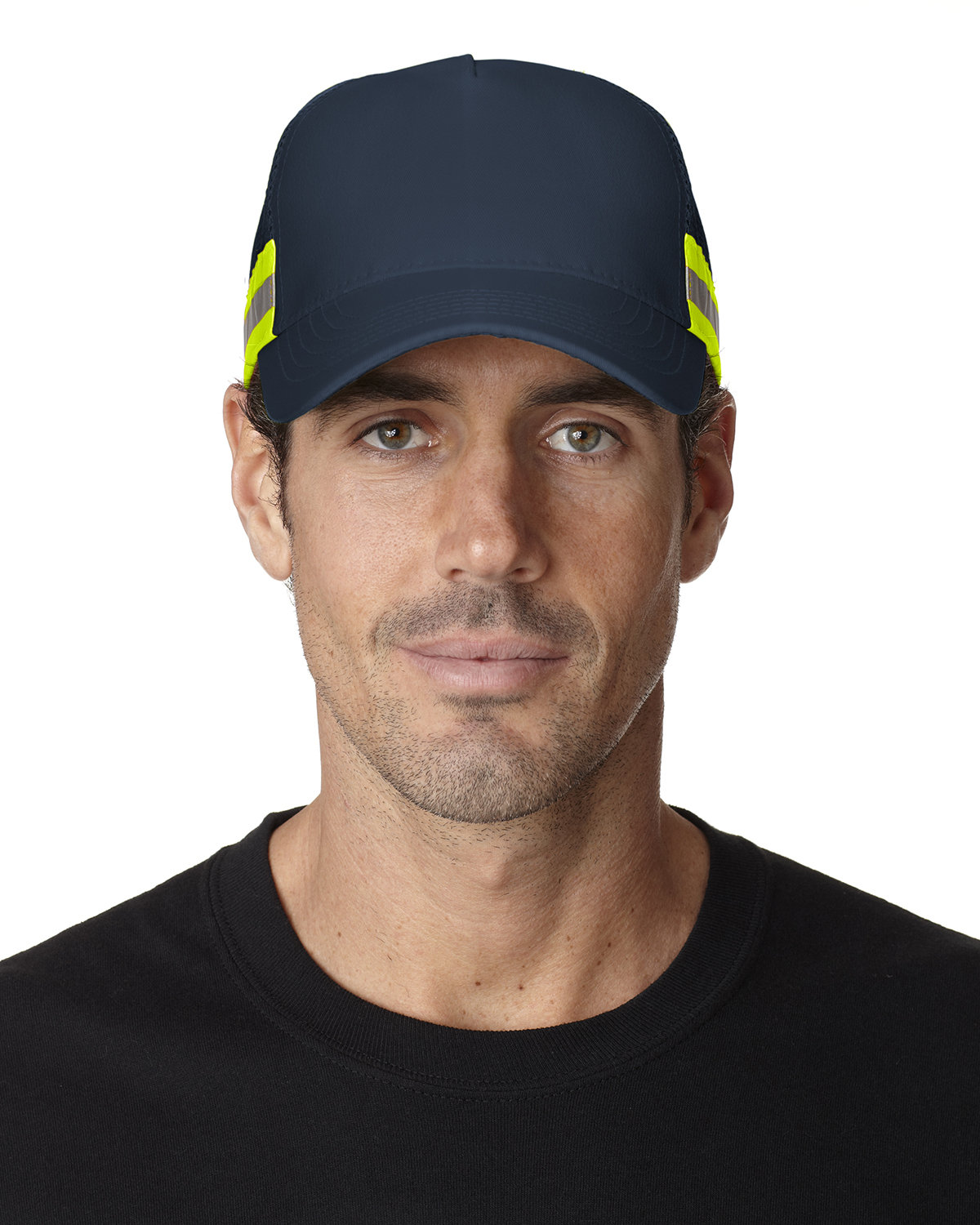 Adams Cap Trucker Reflector High-Visibility Constructed Cap