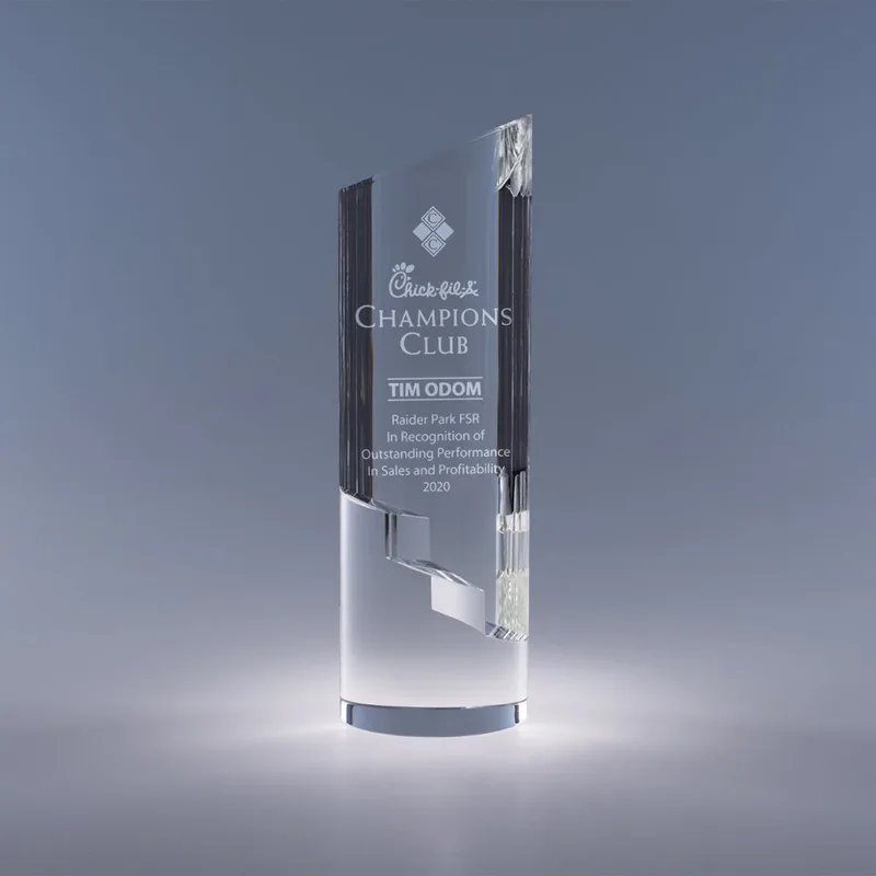11" Trek Crystal Award