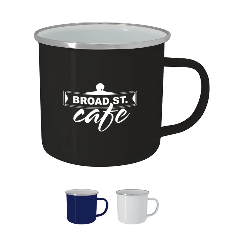 16 Oz. Enamel Campfire Mug view 2