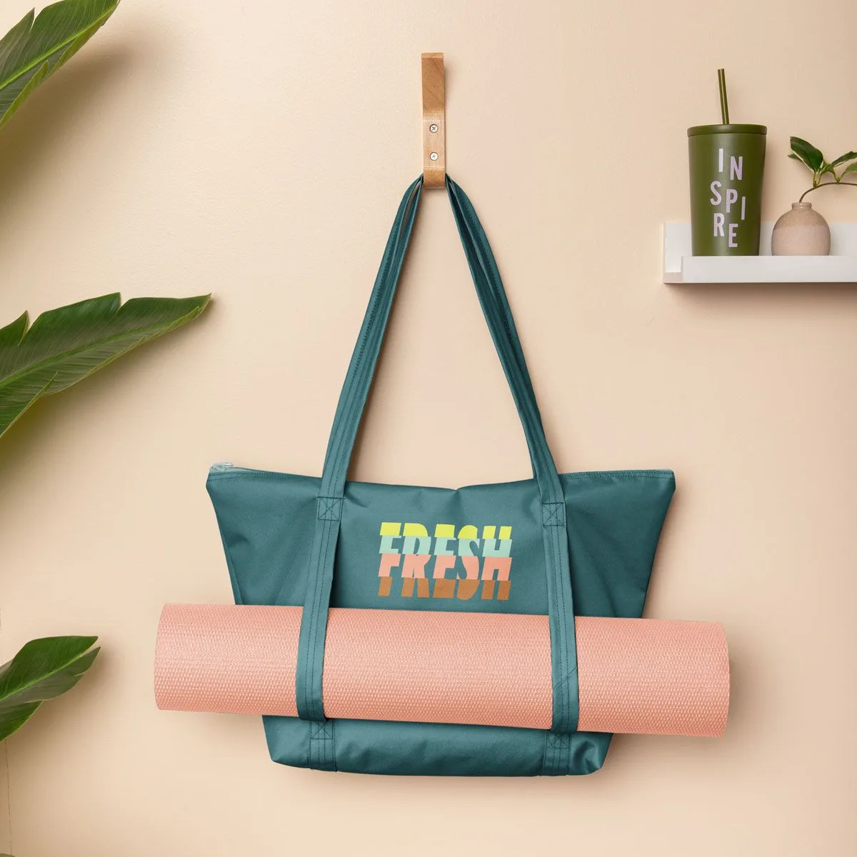 4CP 1000D RPET Weekender Yoga Tote view 7