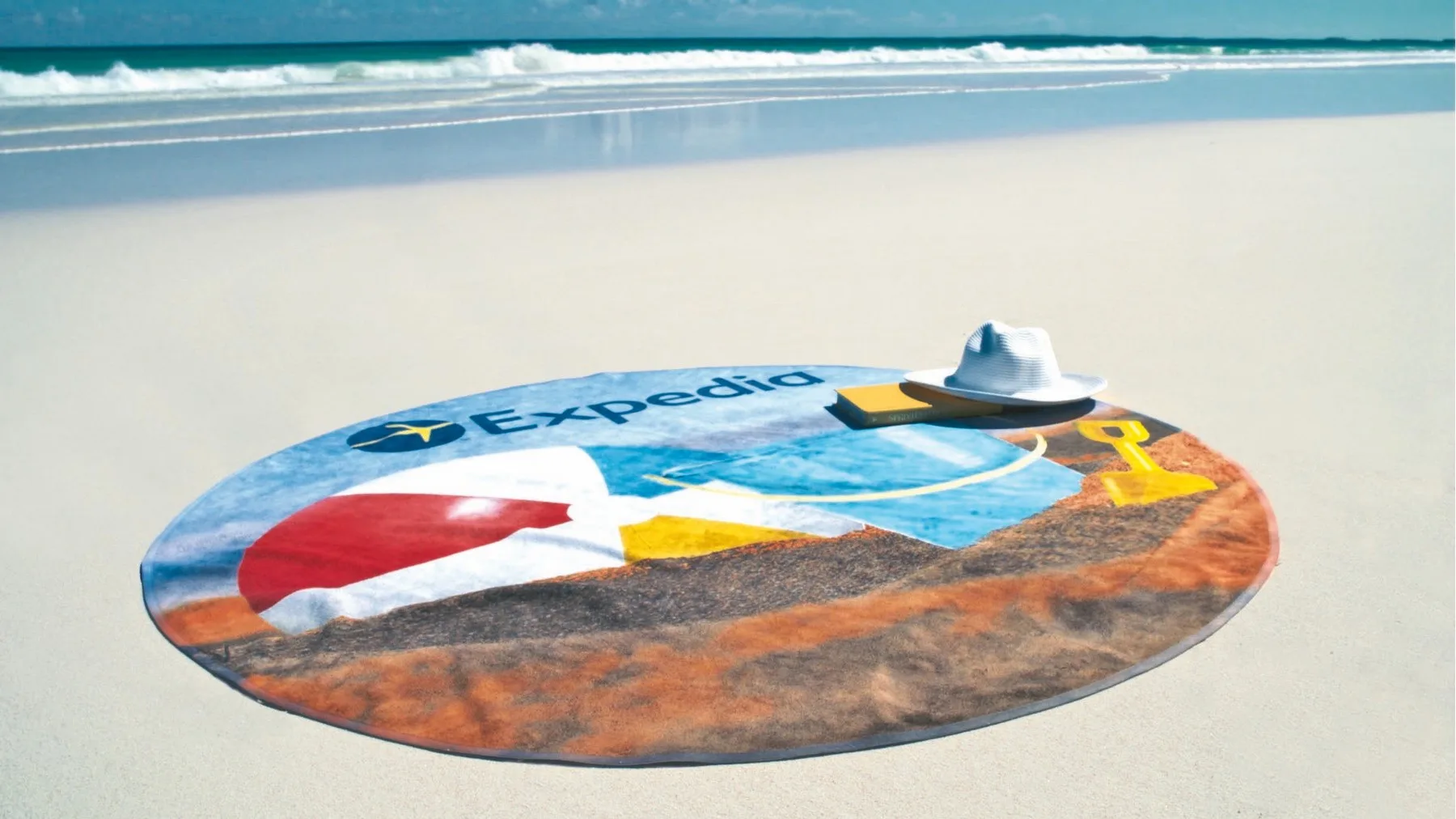 ColorFusion™ Hot Round Beach Towel™ view 4