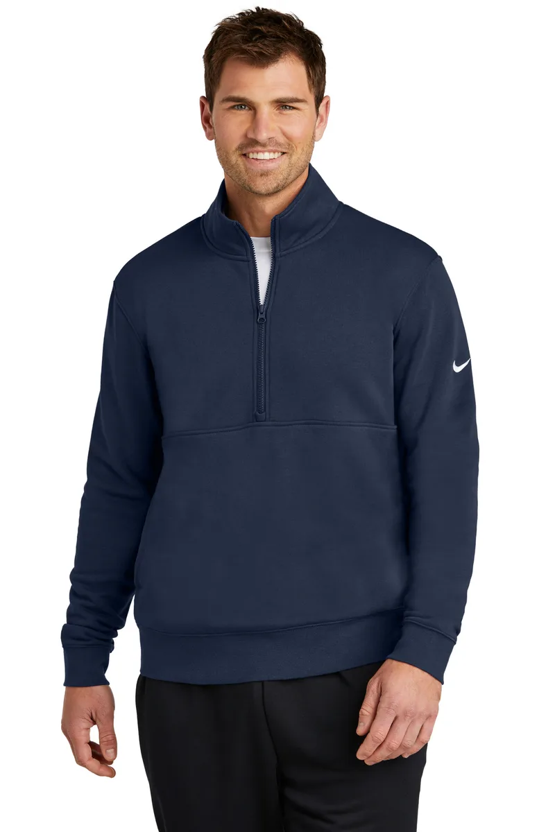 Nike Club Fleece Sleeve Swoosh 1/2-Zip view 5