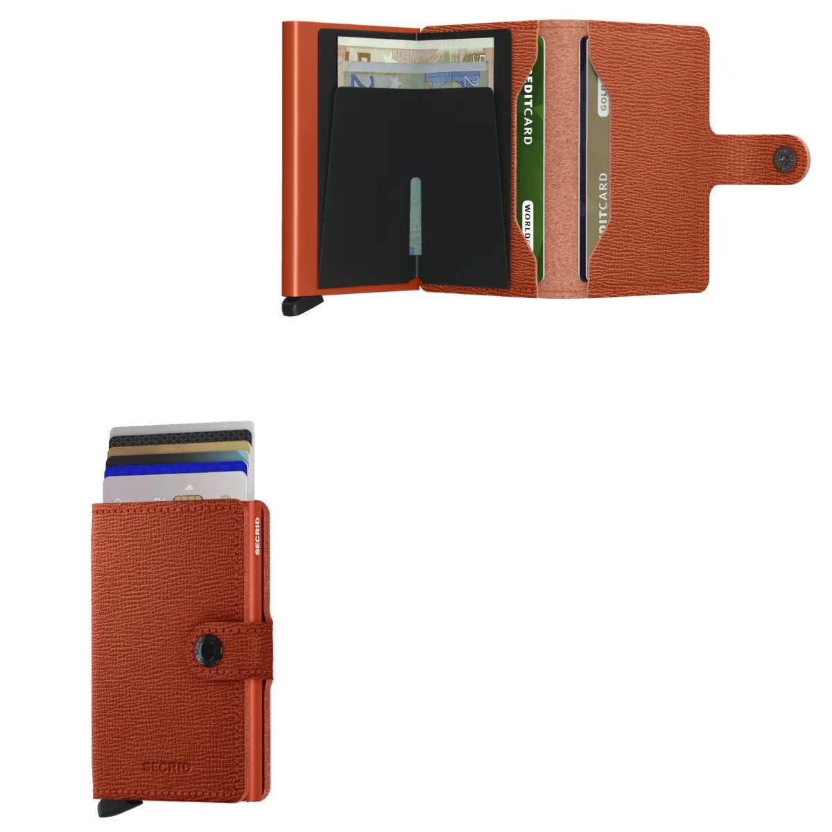 Secrid Miniwallet Crisple - Pumpkin Orange
