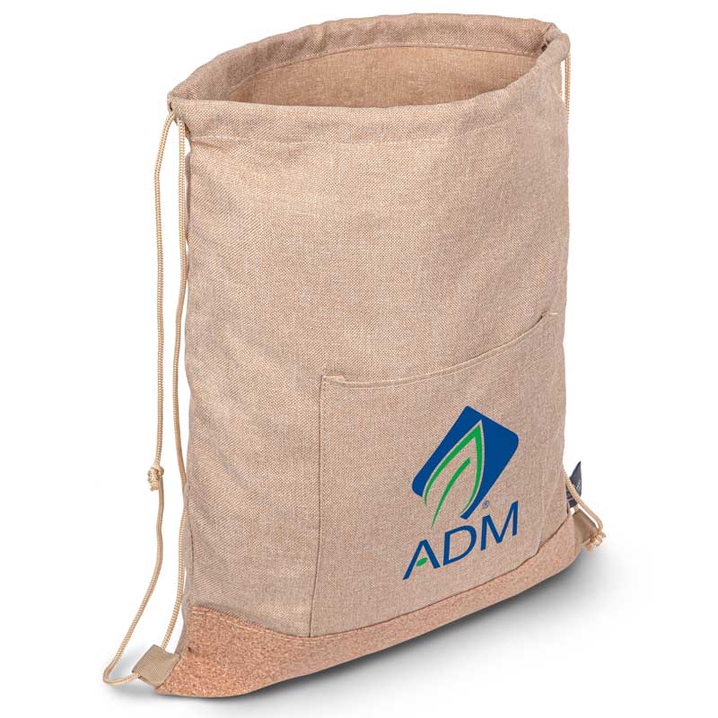 Khaki Beige Logo Front Angle View