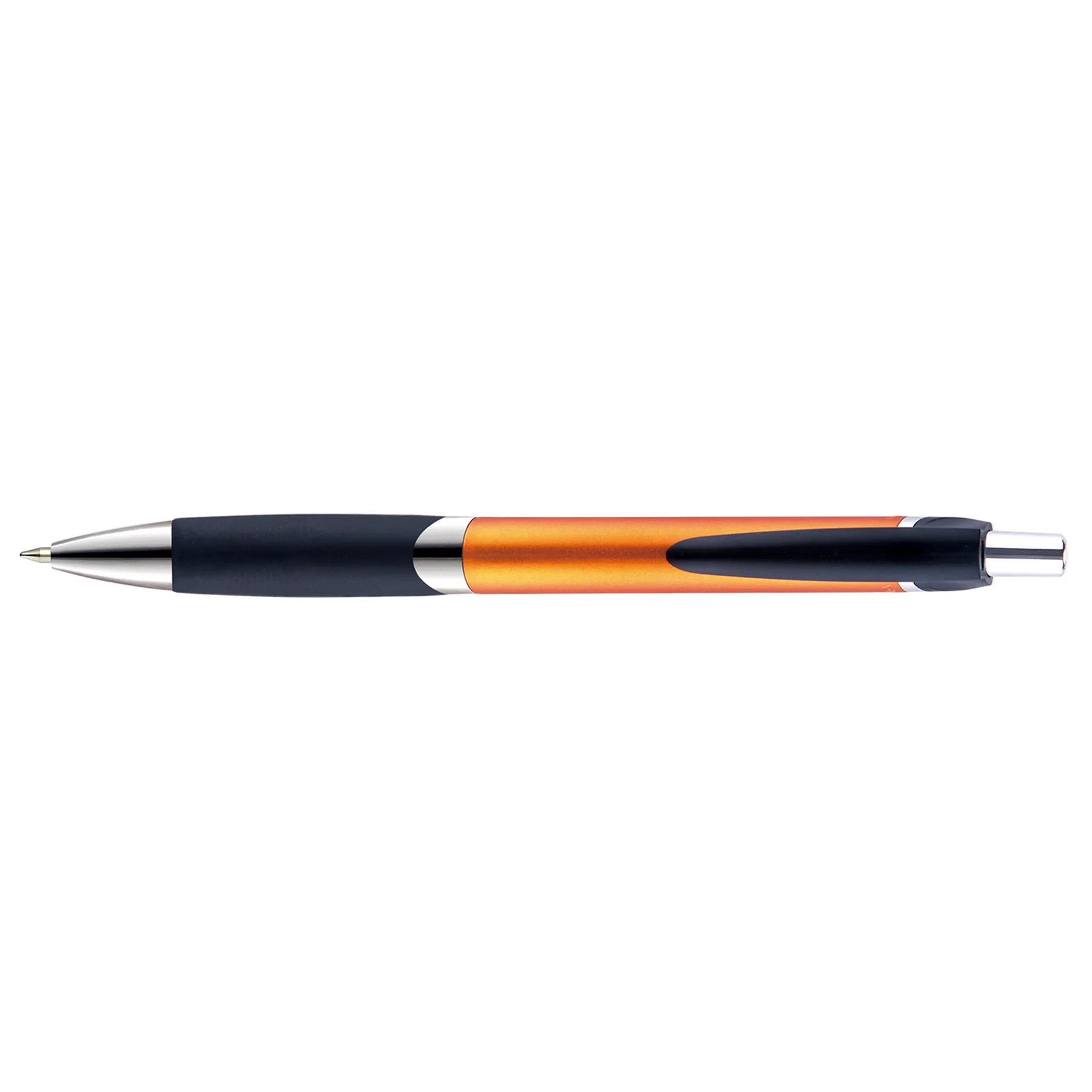 Orange/Black/Silver Blank Front View