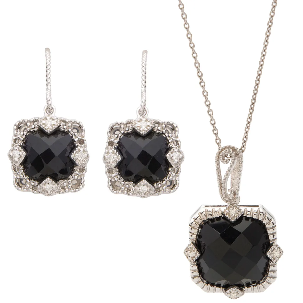 Jilco Inc Onyx & Diamond Set