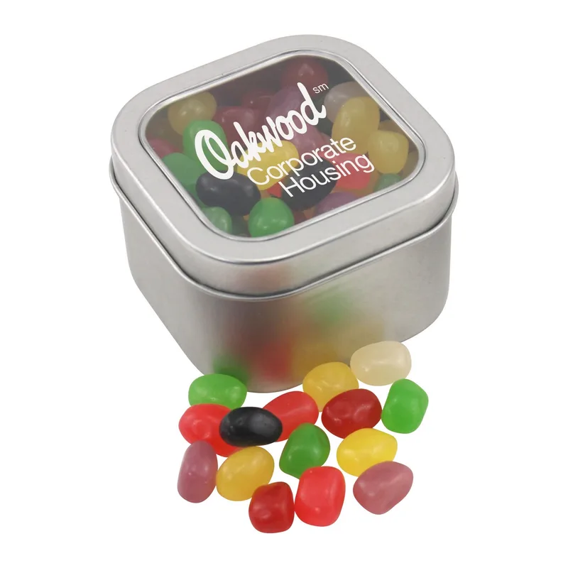 Window Tin w/Jelly Beans
