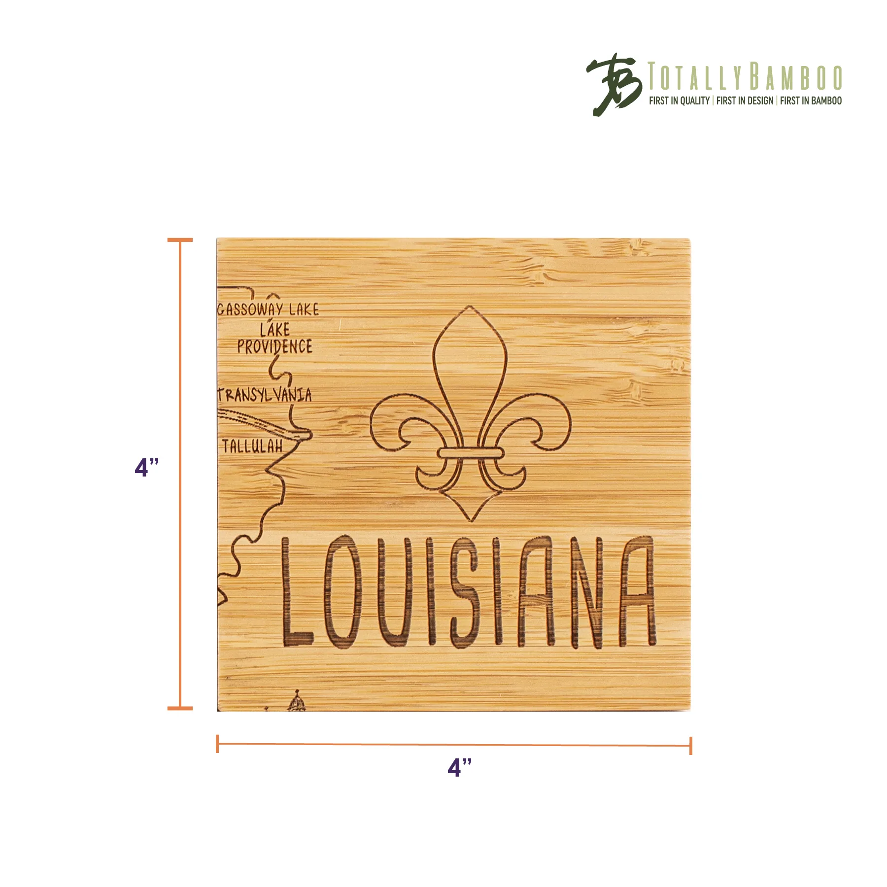 Louisiana Puzzle Coaster Set view 6