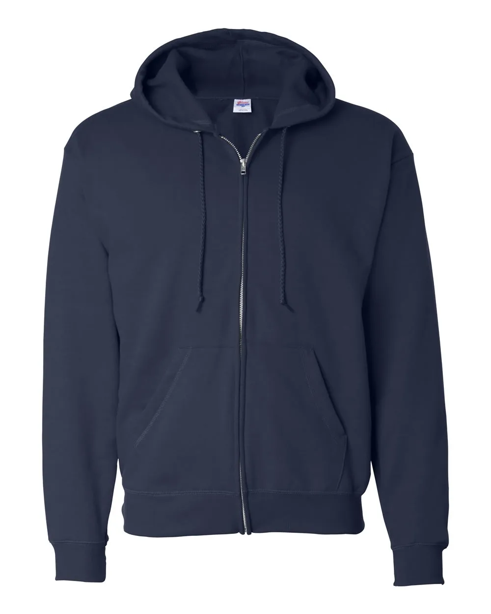 Hanes® Unisex EcoSmart® Full-Zip Hooded Sweatshirt view 7
