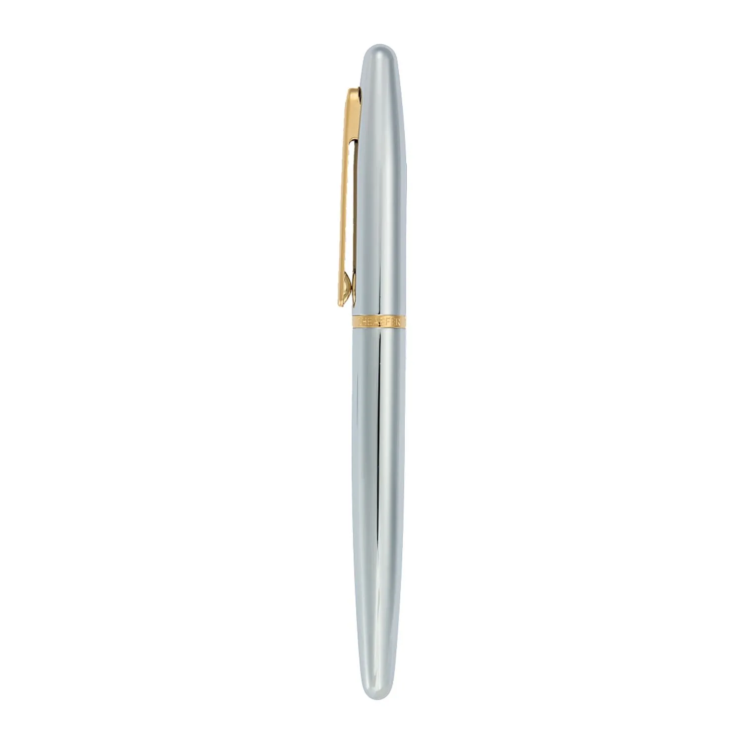 Sheaffer® VFM Polished Chrome with Gold Roller Ball Pen view 2