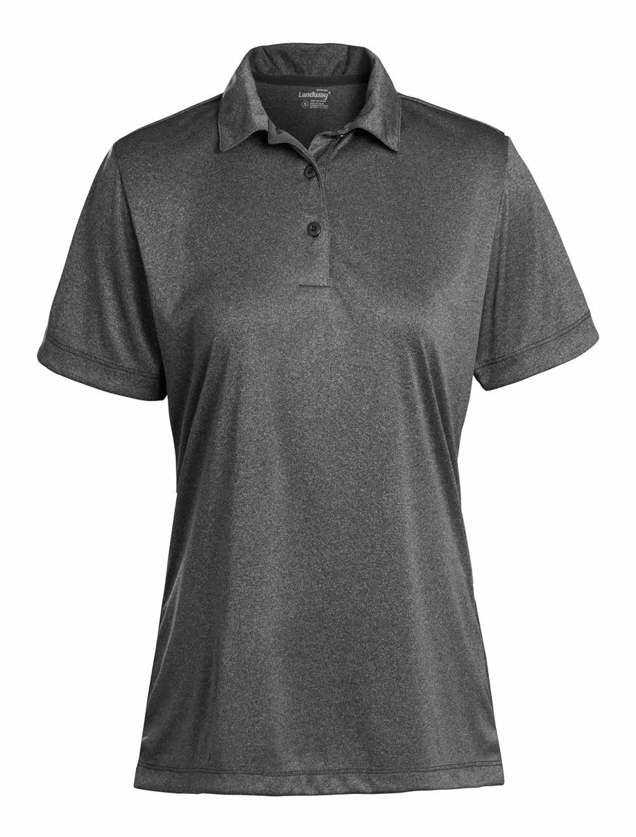 Ladies' Vertex Heathered Knit Shirt view 3