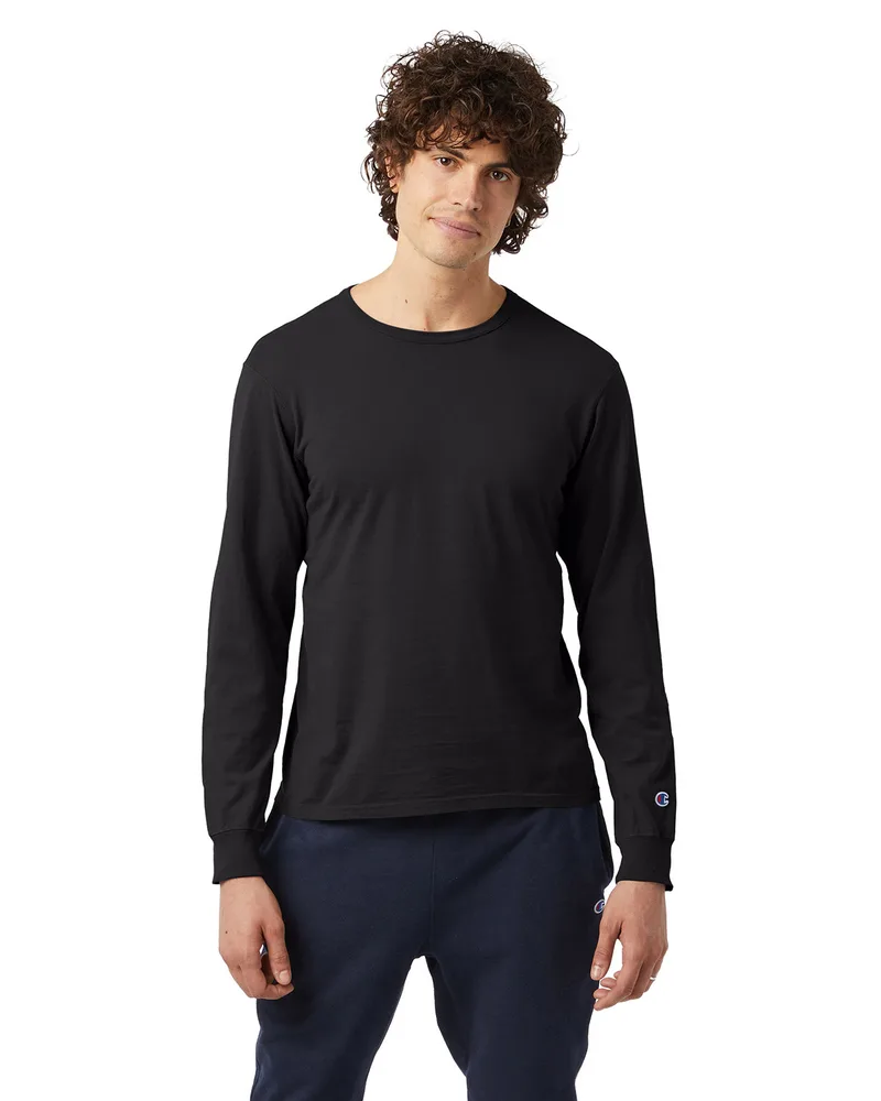 Champion Unisex Long-Sleeve Garment Dyed T-Shirt