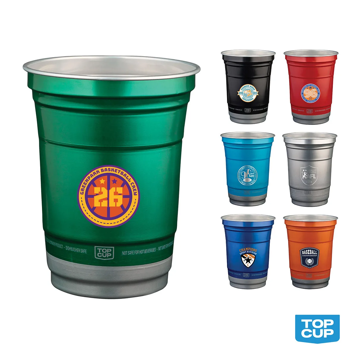 Top Cup by Ball 16 oz. Recycled Aluminum Stadium Cup