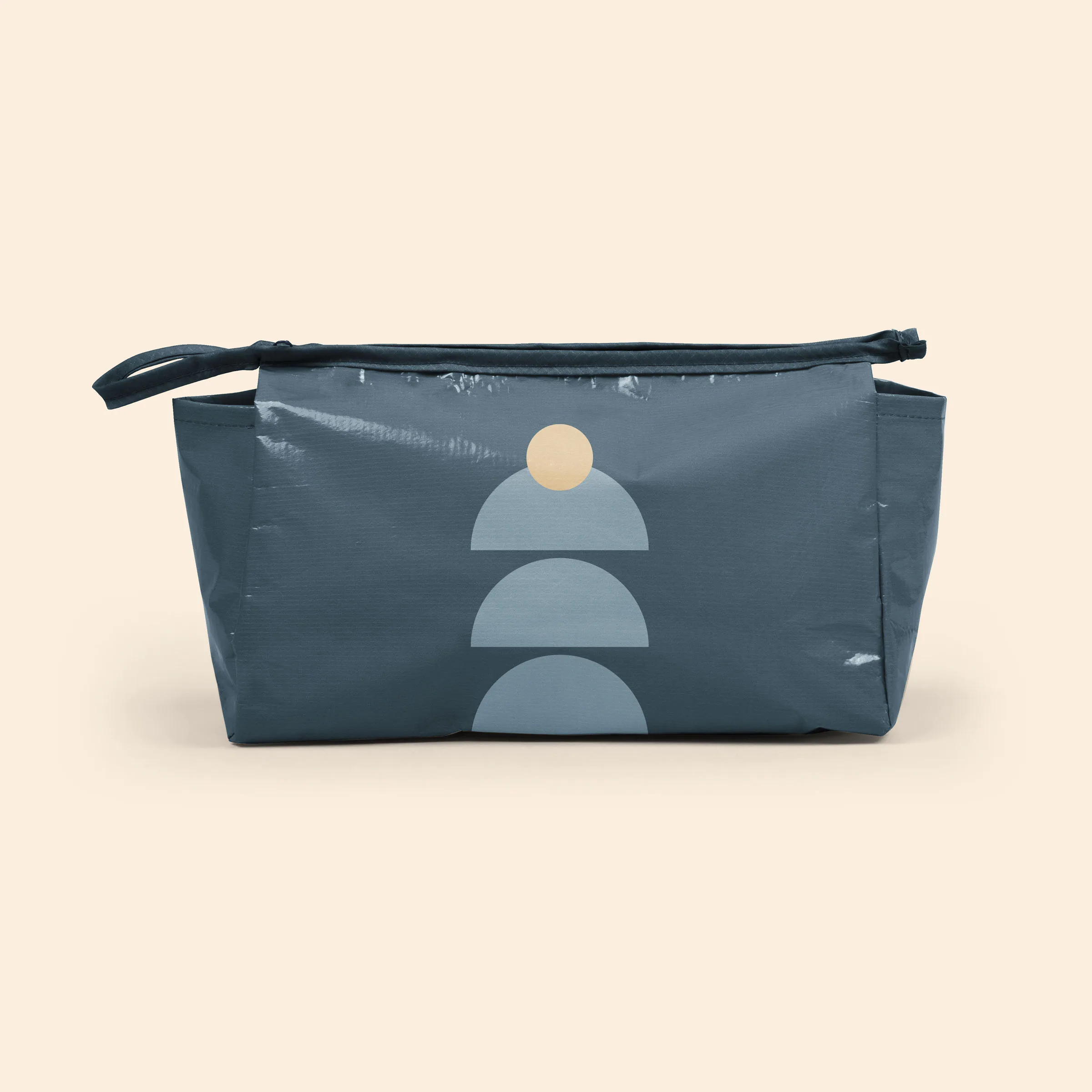 Laminated Non-Woven rPET Jetsetter Large Pouch view 2