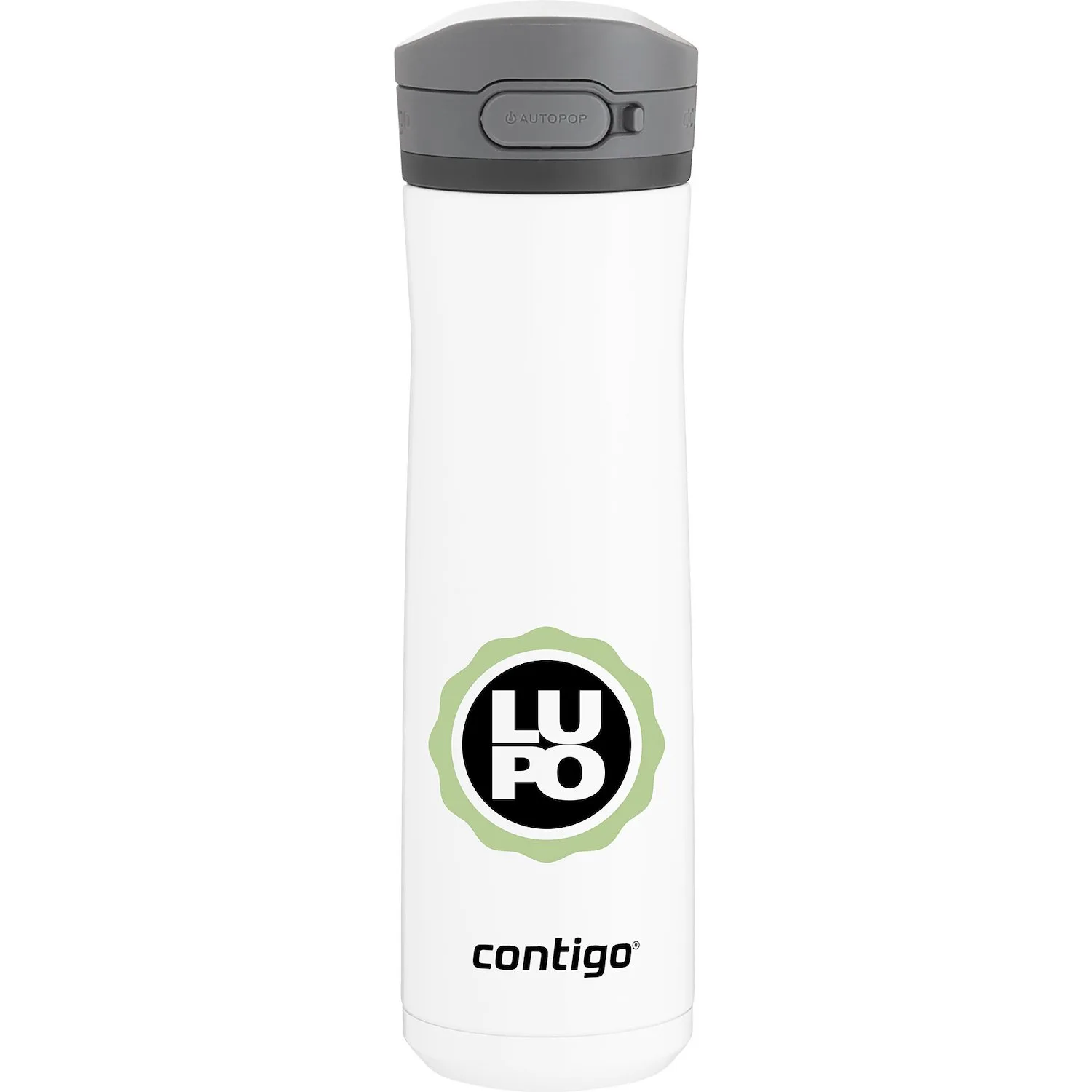 24 oz Contigo Jackson Chill 2.0 Water Bottle (White)