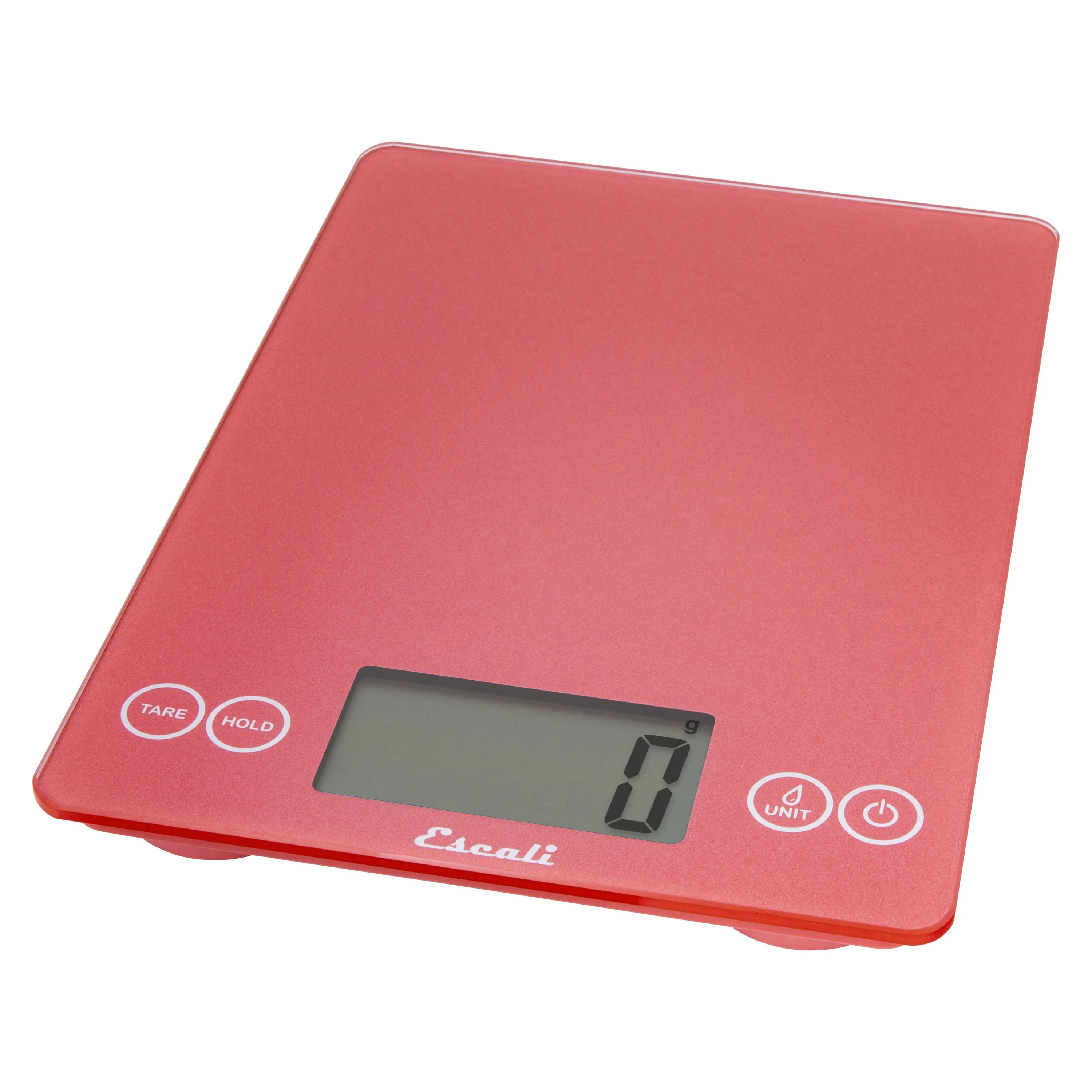 KitchenSupply Escali - Arti Glass Digital Scale, Desert Rose