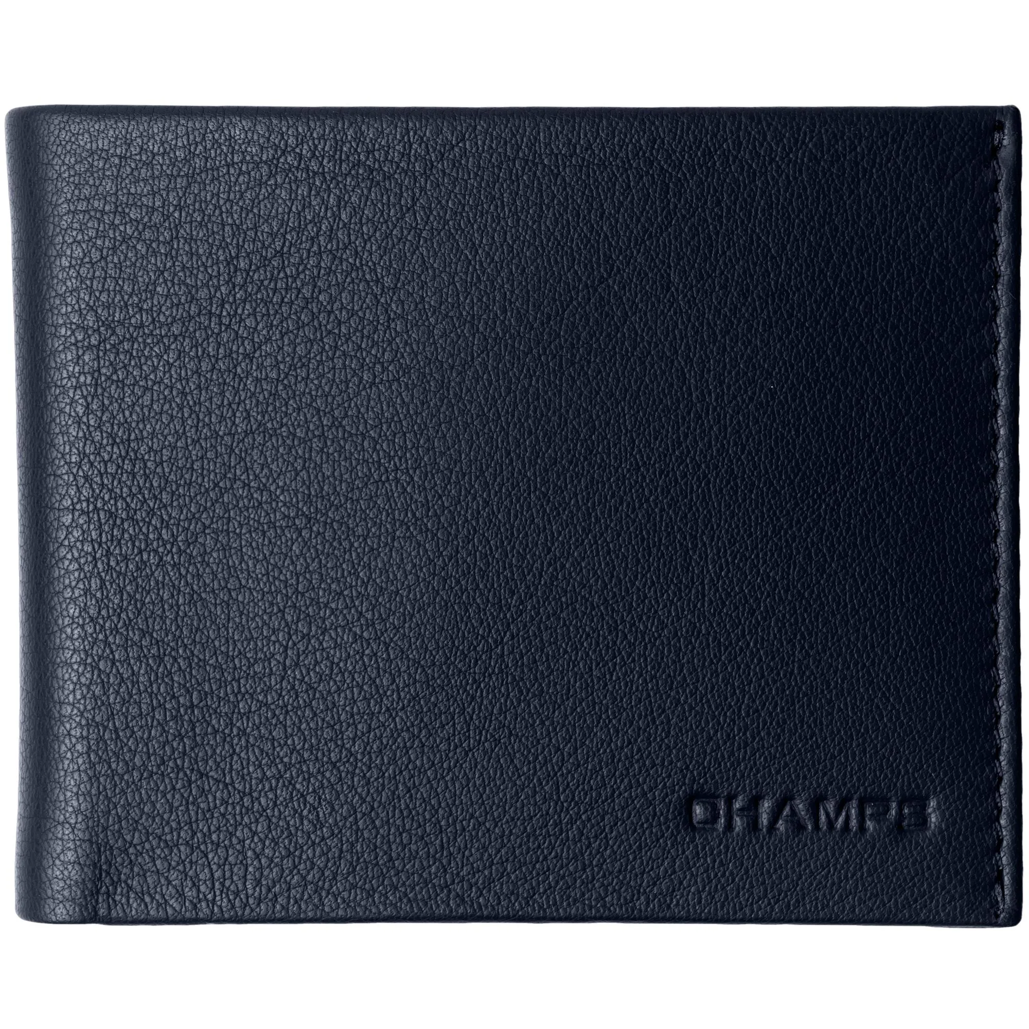Champs Luggage Navy Slim Cardholder Wallet Size 4.5"X3.25"X0.25"