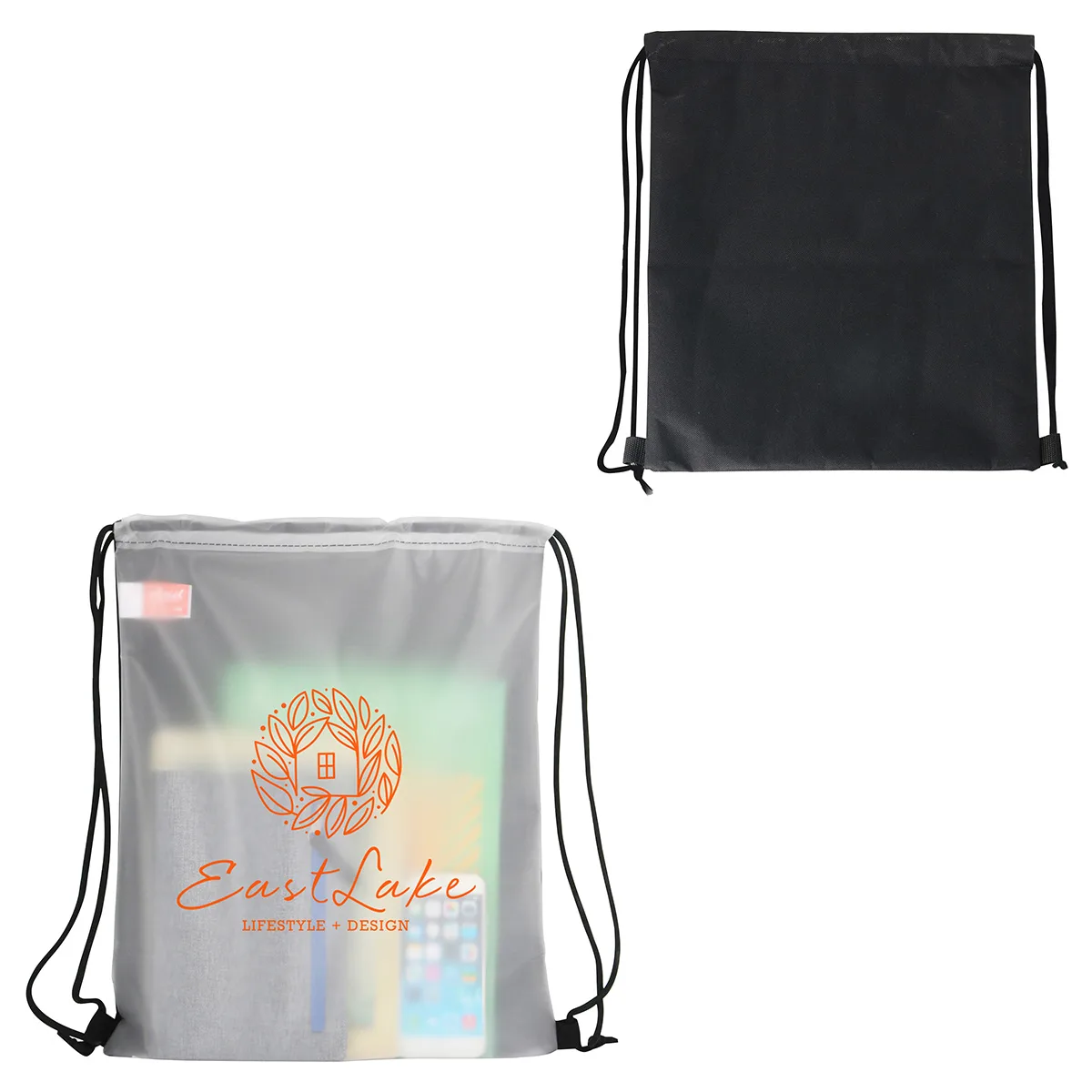 Pearl Soft-Touch Drawstring Bag