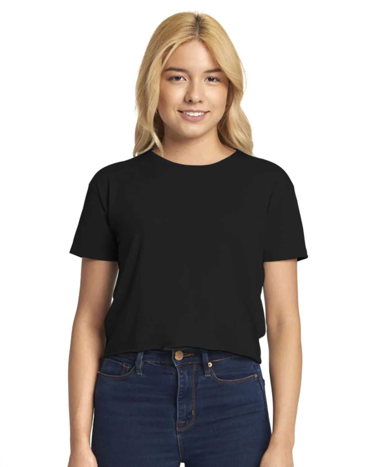 NEXT LEVEL APPAREL Ladies' Festival Cali Crop T-Shirt view 3