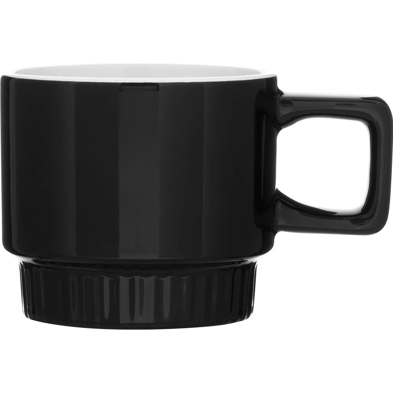 11 oz Loft Ceramic Mug (Black) view 2