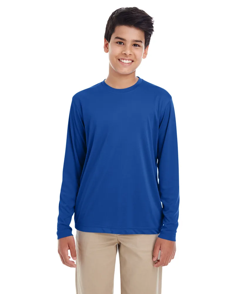 ULTRACLUB Youth Cool & Dry Performance Long-Sleeve Top view 7