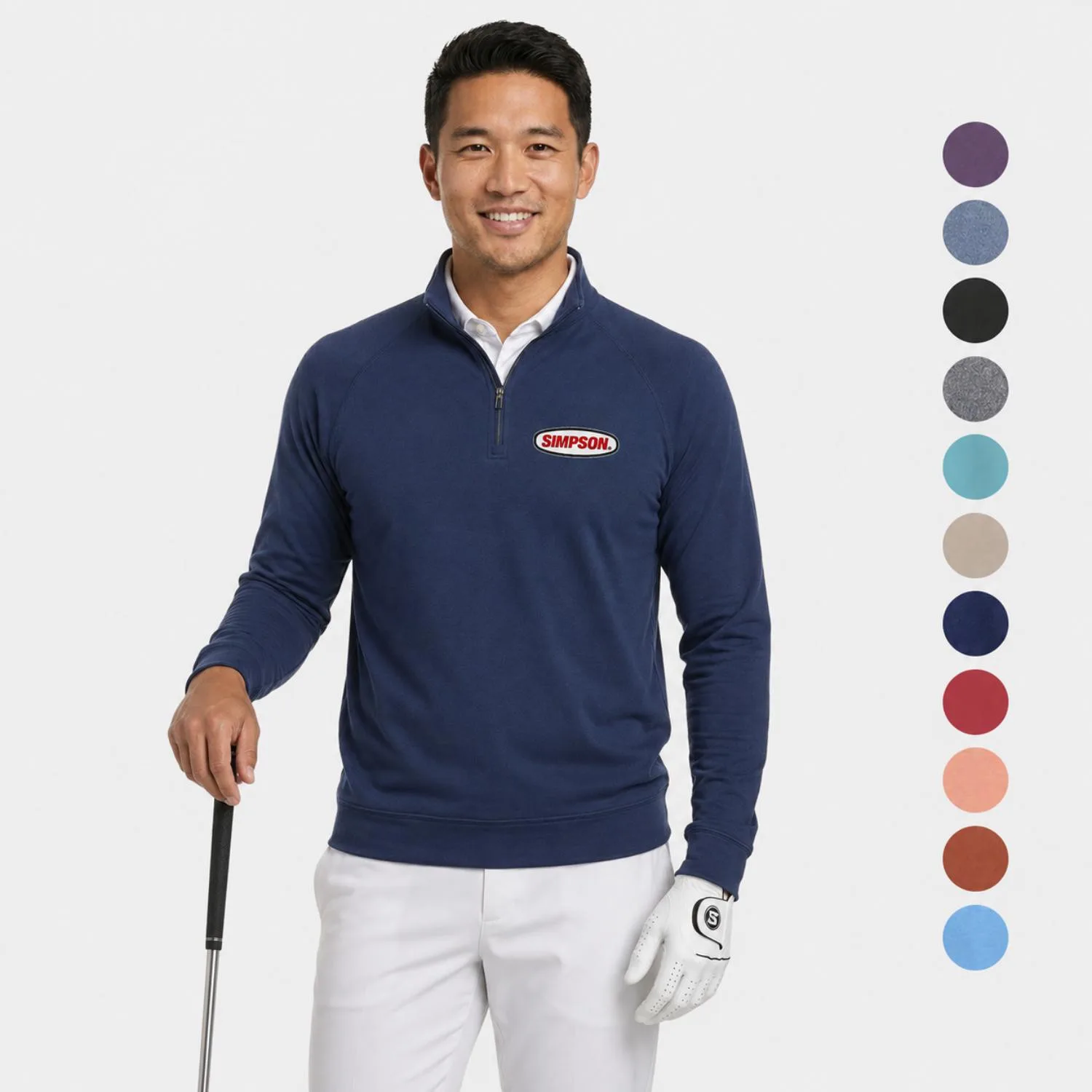 Holderness & Bourne® The Westland Men's Quarter Zip Pullover