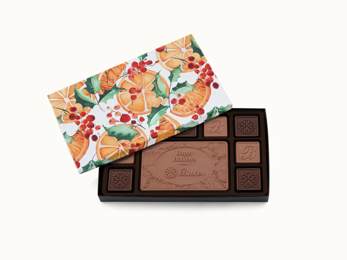 19-Piece Chocolate Ensemble Gift Set with Classic Custom Packaging view 2