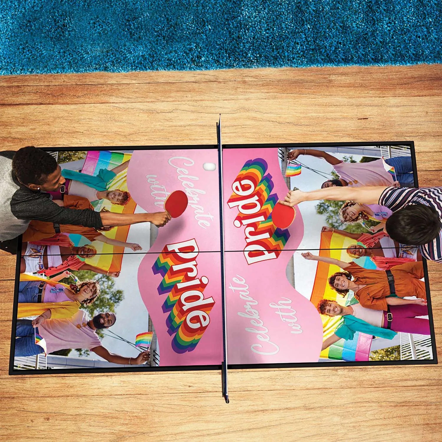 Portable Table Tennis with Full Wrap view 4