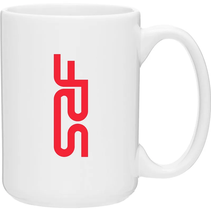 15 oz Grande Ceramic Mug (White)