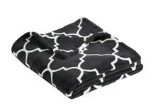 Graphite Gray/White Quatrefoil