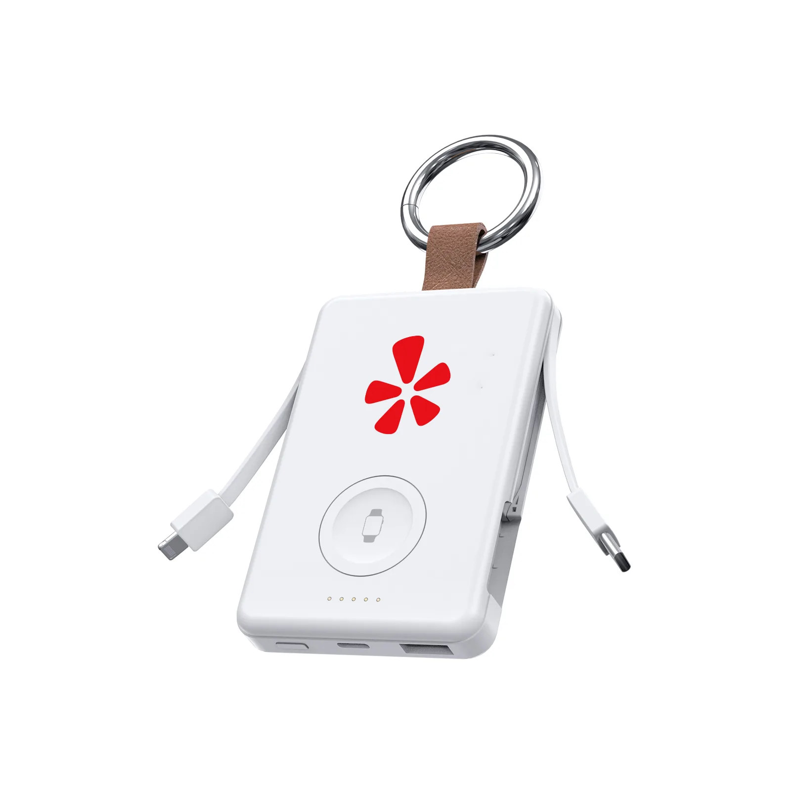 Velanova 5,000 mAh Power Bank with Apple & Samsung Watch Charging view 3