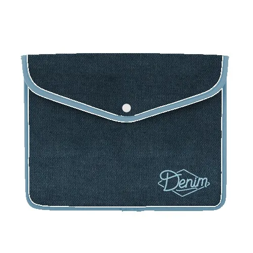 11" Macbook Air®/Macbook Pro® Denim Snapfolio
