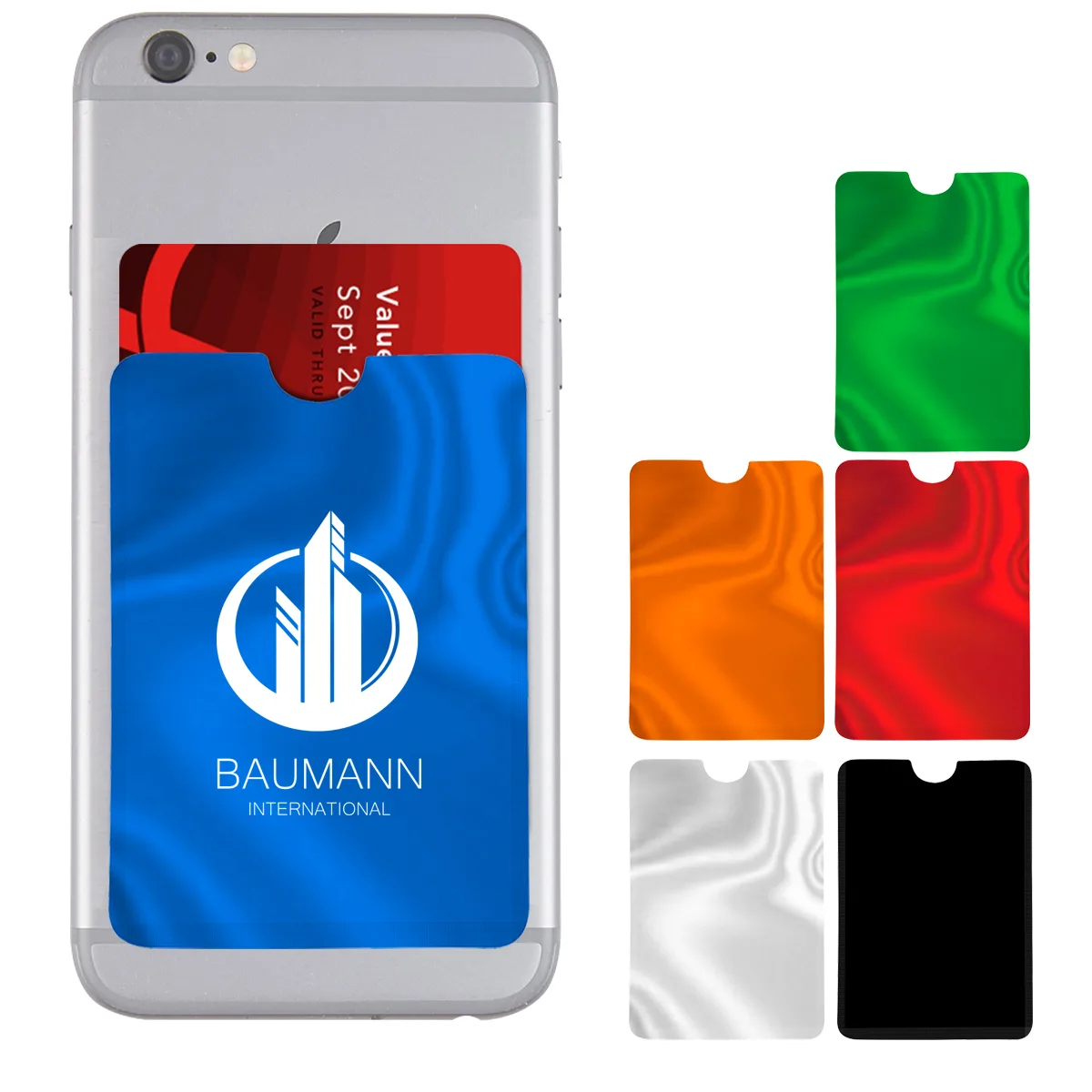 Rfid Data Blocking Phone Card Sleeve