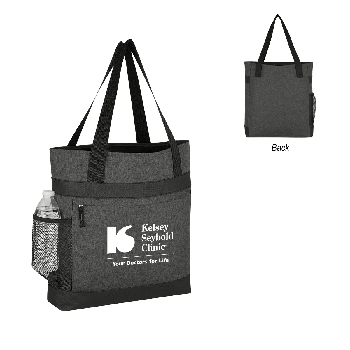 Hidden Zipper Outing Tote Bag view 2