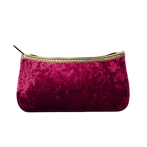 Large Velvet Canoe Pouch view 6