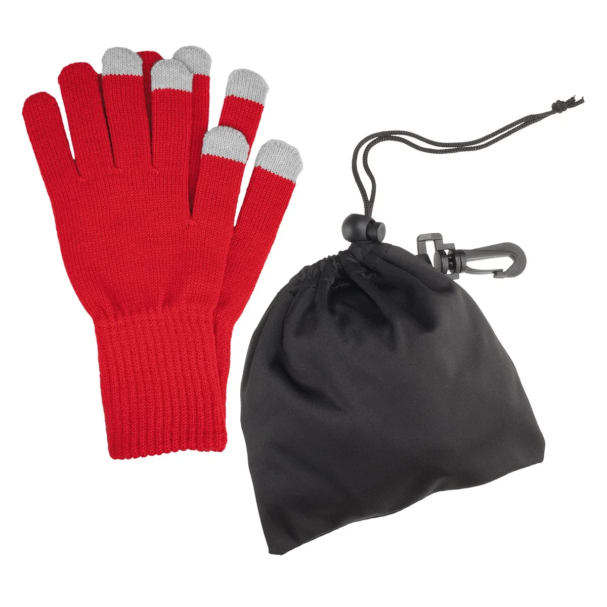 Touch Screen Gloves In Rpet Pouch view 3