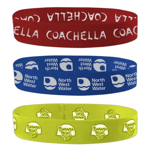 1" Dye-Sublimated Stretchy Elastic Headband