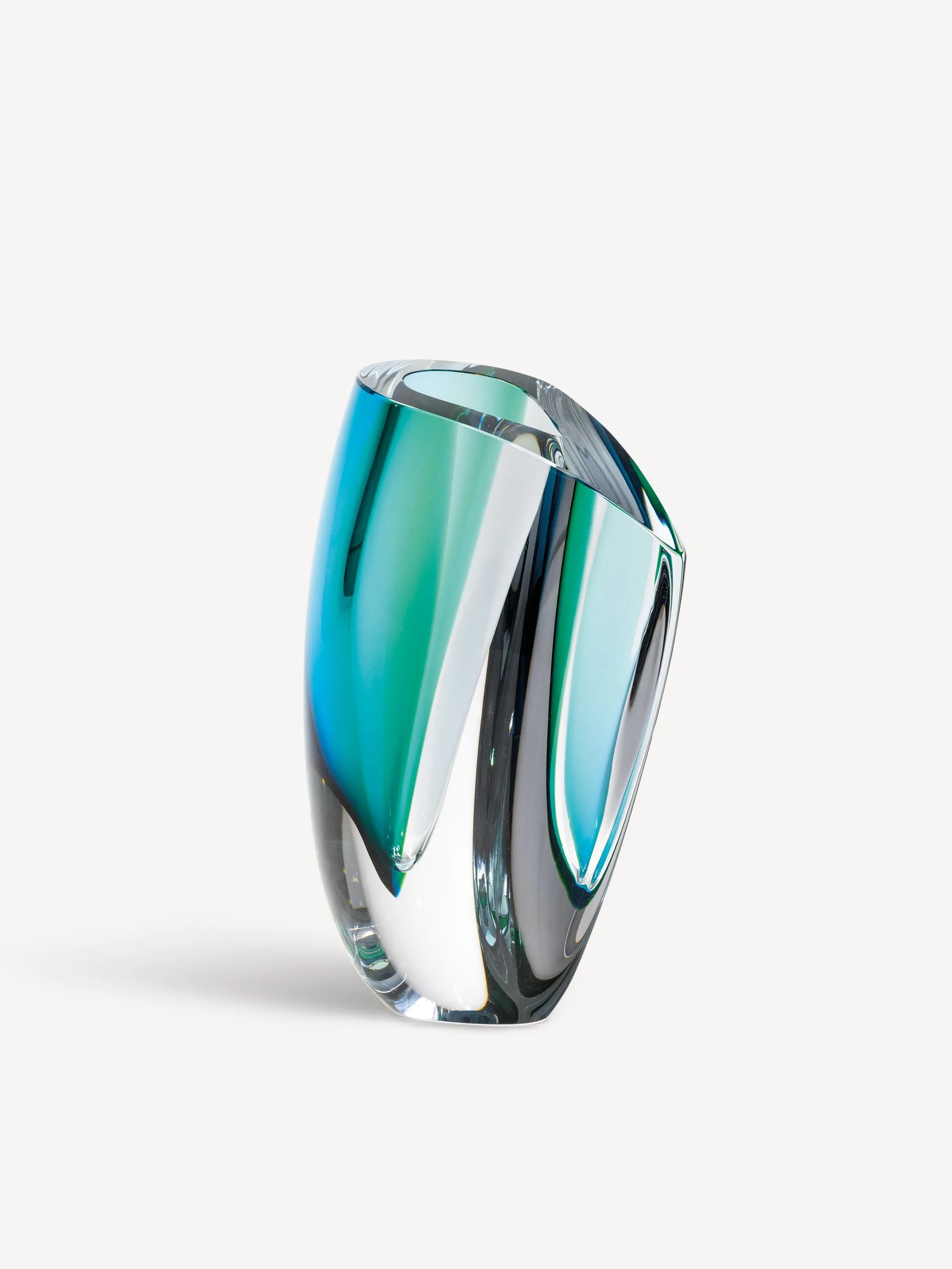 Kosta Boda Mirage Vase Xl Blue/Green