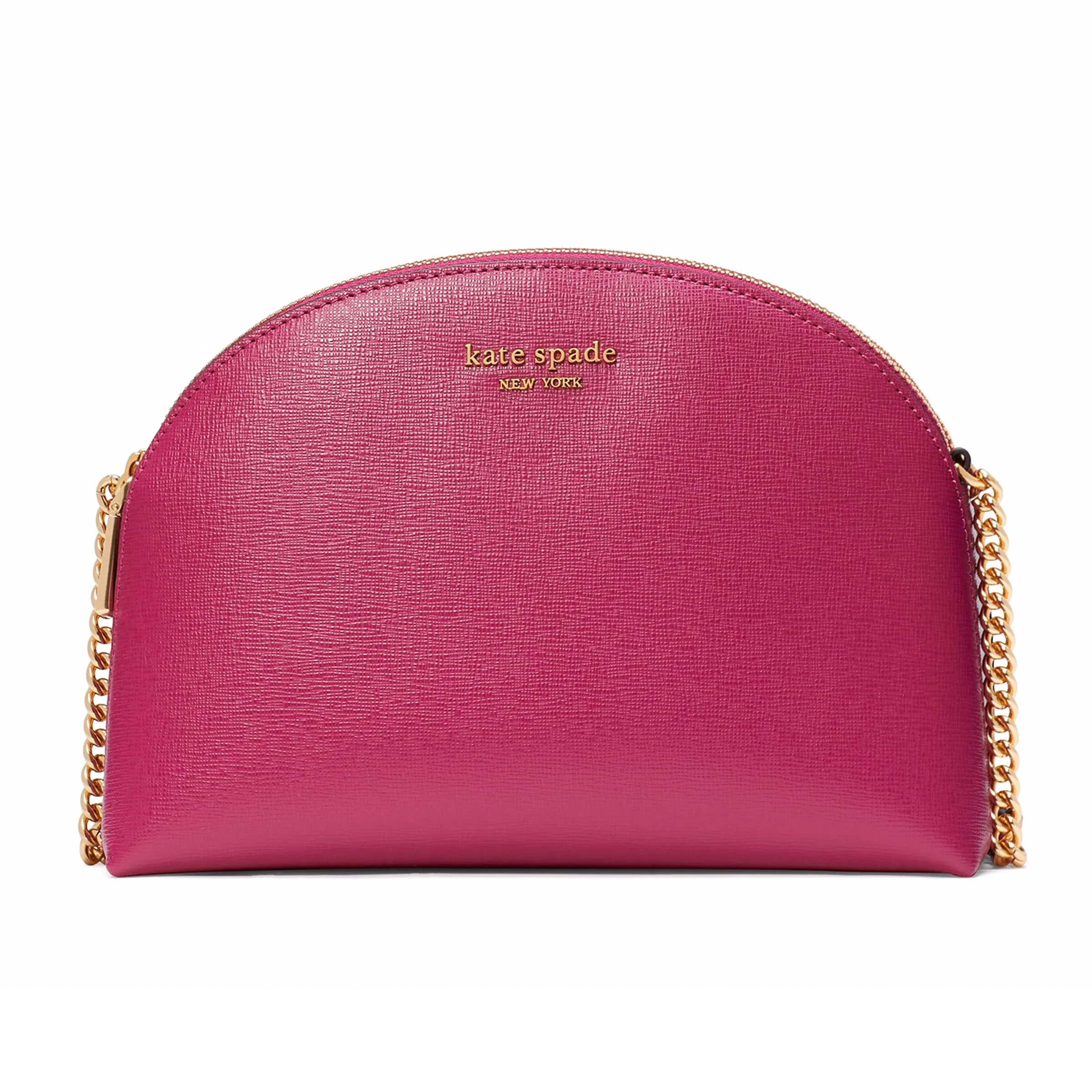kate spade new york Morgan Double Zip Dome Crossbody - Plum Liqueur