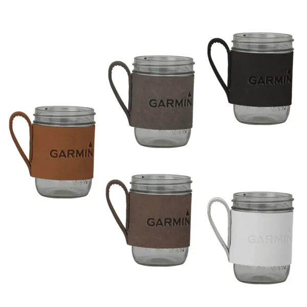 Brewster 16 oz. Wide Mason Jar & Sleeve view 2