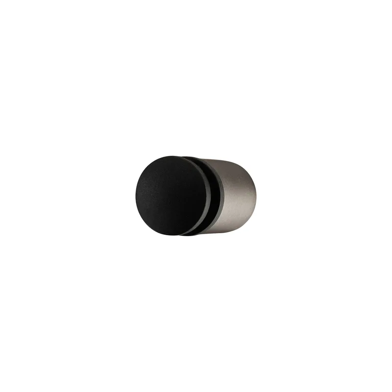 Blomus Entra Wall Mounted Doorstop 4 Cm - Burnt Black Metal