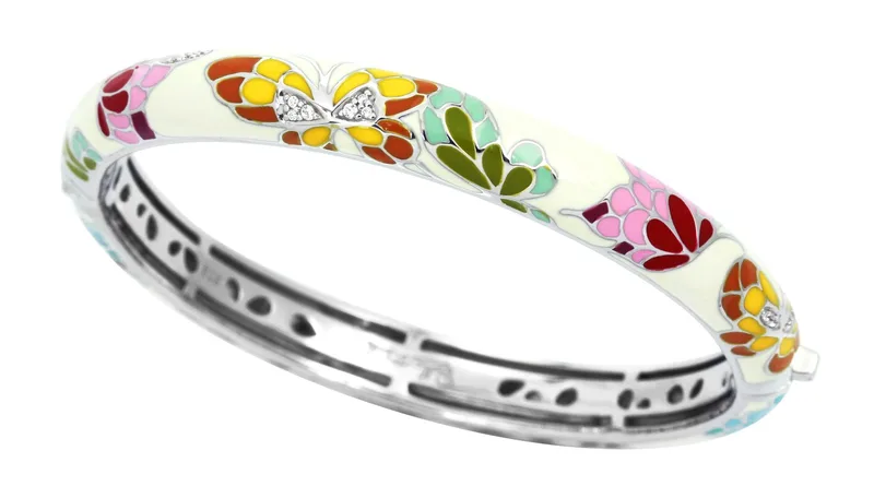 Belle Etoile Butterfly Kisses Stackable Bangle