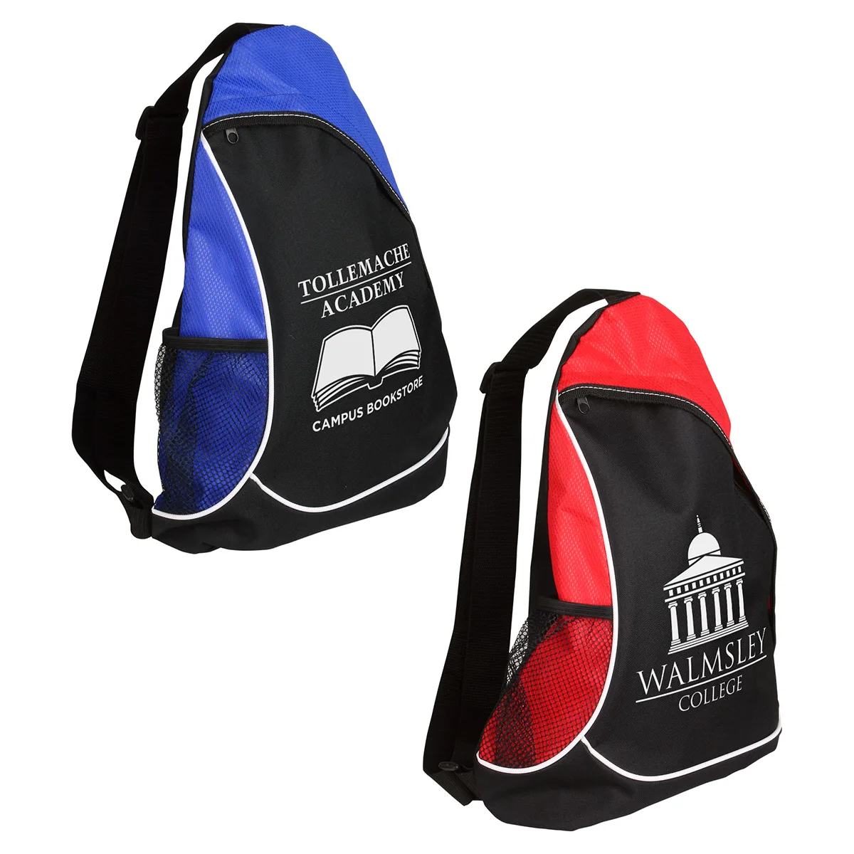 Natural Curve Non-Woven/Polyester Sling Backpack