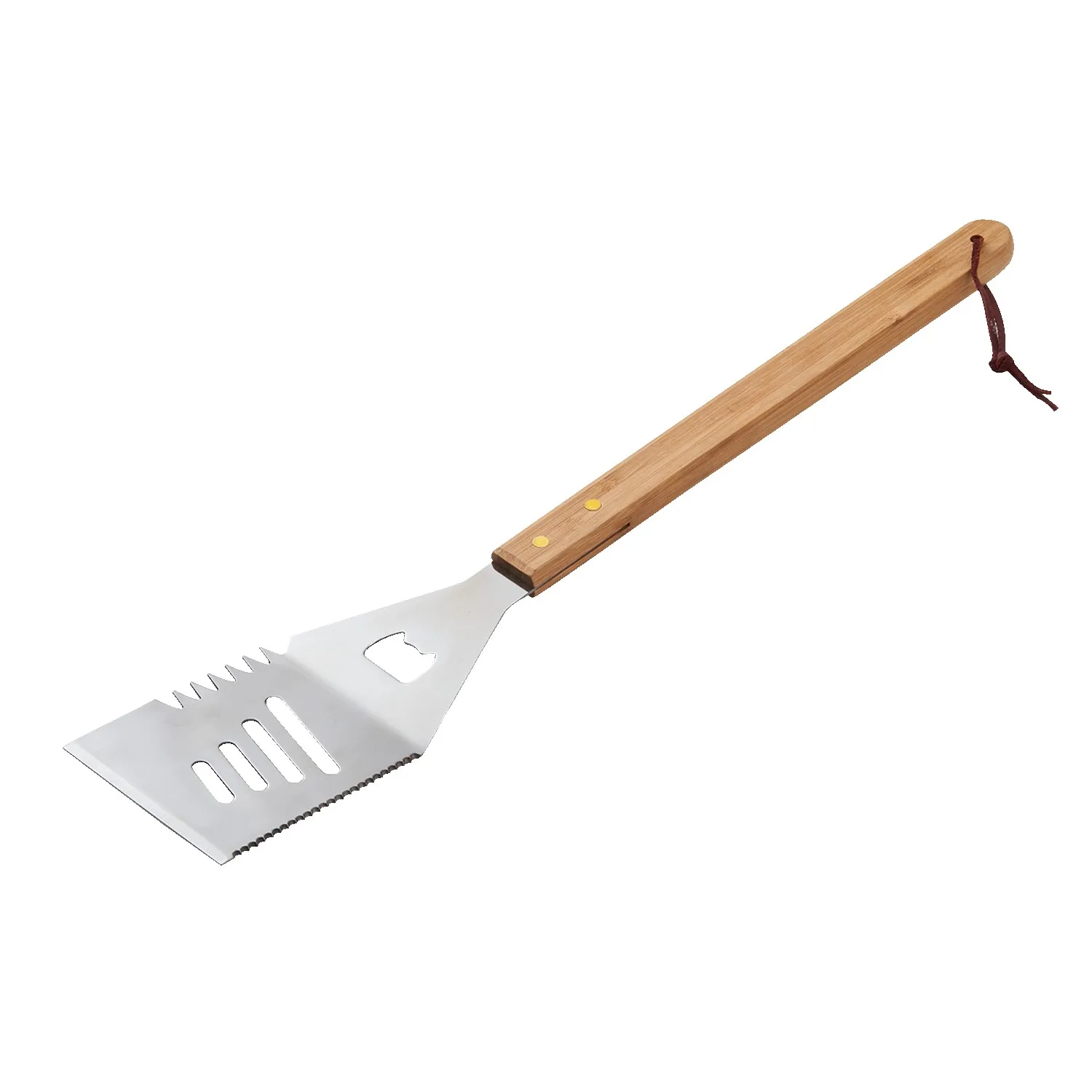 Multifunction Bamboo BBQ Spatula Tool view 2
