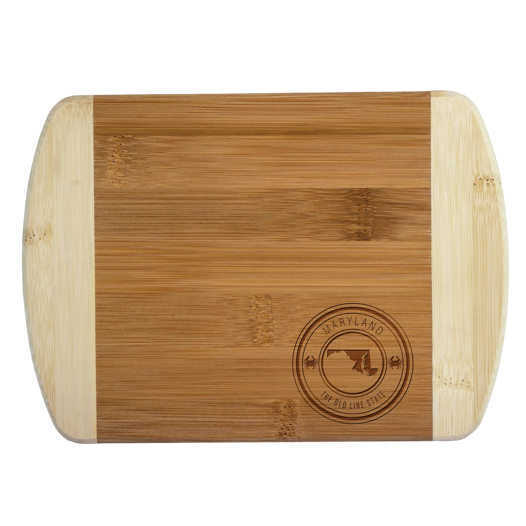 Maryland State Stamp 2-Tone Bar Board