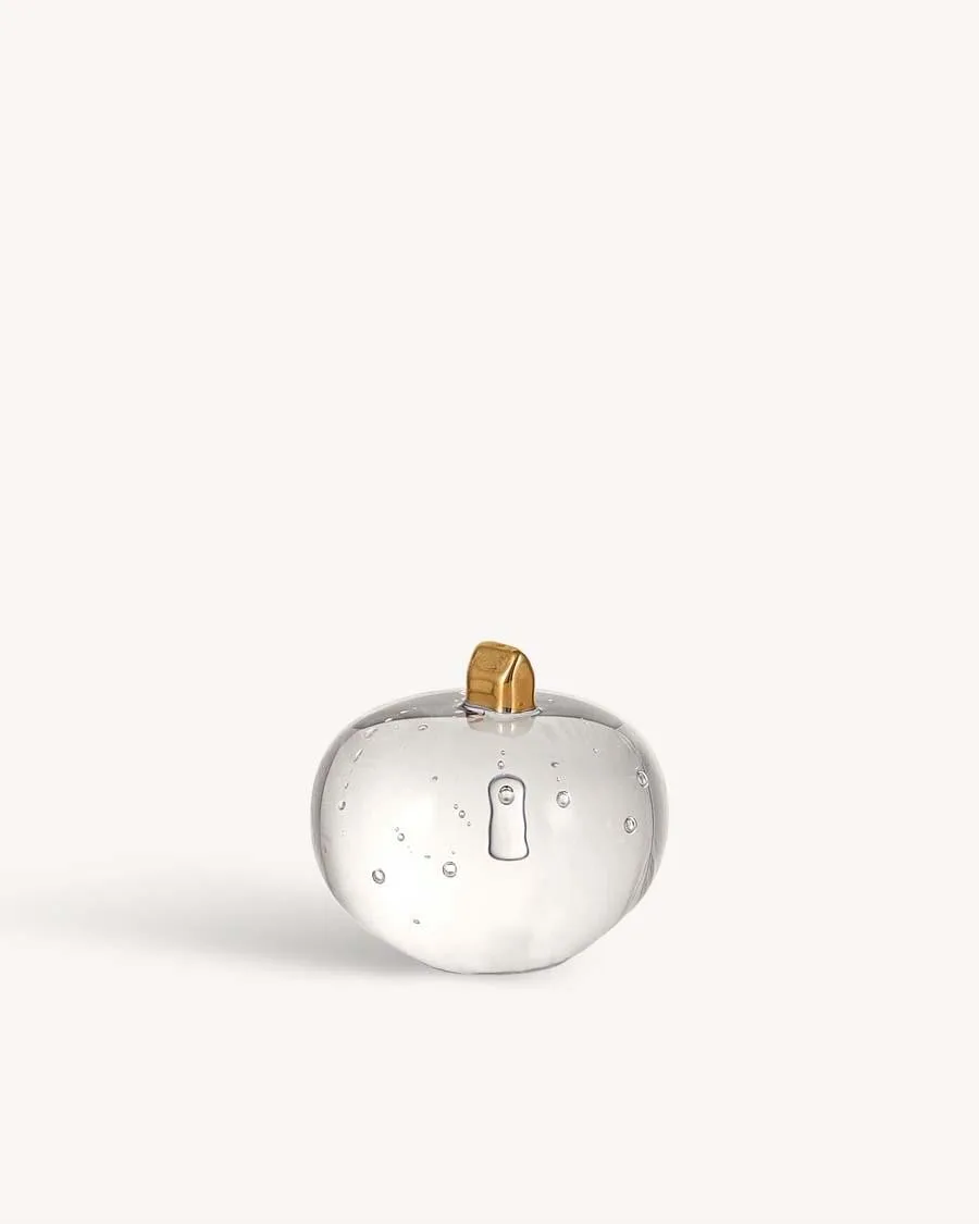 Kosta Boda Earth Stellar Clear Gold Small