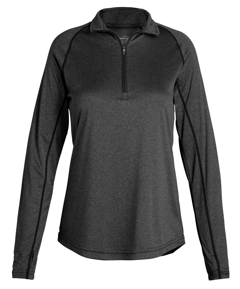 Ladies' Apex ActiveDry® Heathered Baselayer view 6