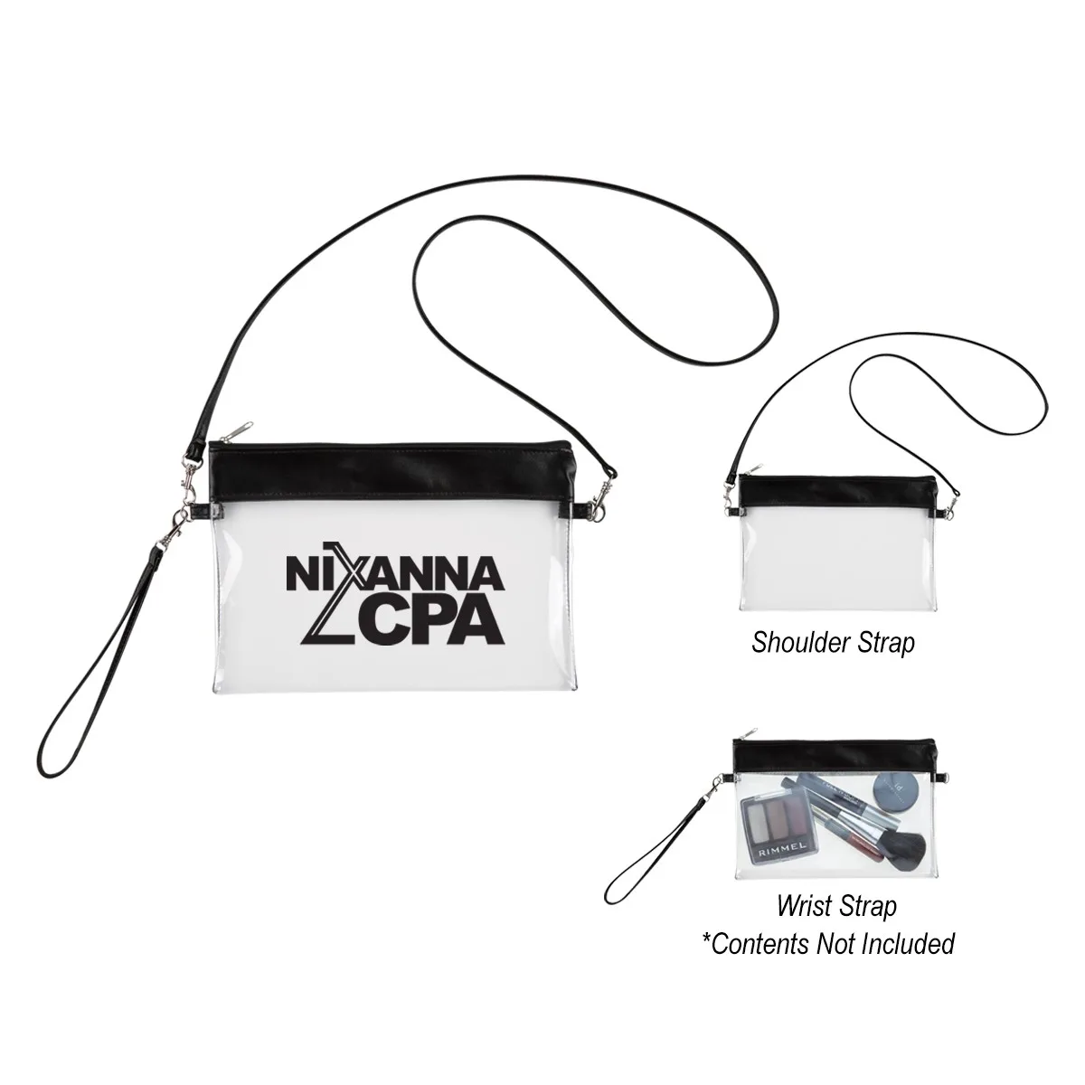 Game Day Clear Wristlet Pouch view 2